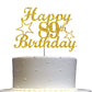 89 Birthday Cake Topper Gold Glitter, Party Decoration Ideas, Premium Quality, Sturdy Doubled Sided Glitter, Acrylic Stick. Made