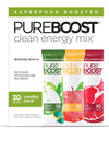 Pureboost Clean Energy Drink Mix with Apple Cider Vinegar, 30 Count, 7 Organic Superfoods, No Sugar, Electrolytes & Vitamins