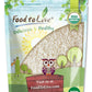 Food to Live Organic Long Grain White Rice, 2 Pounds - Non-GMO, Vegan, Kosher. Easy to Cook. Stays Separate and Fluffy. Low in F