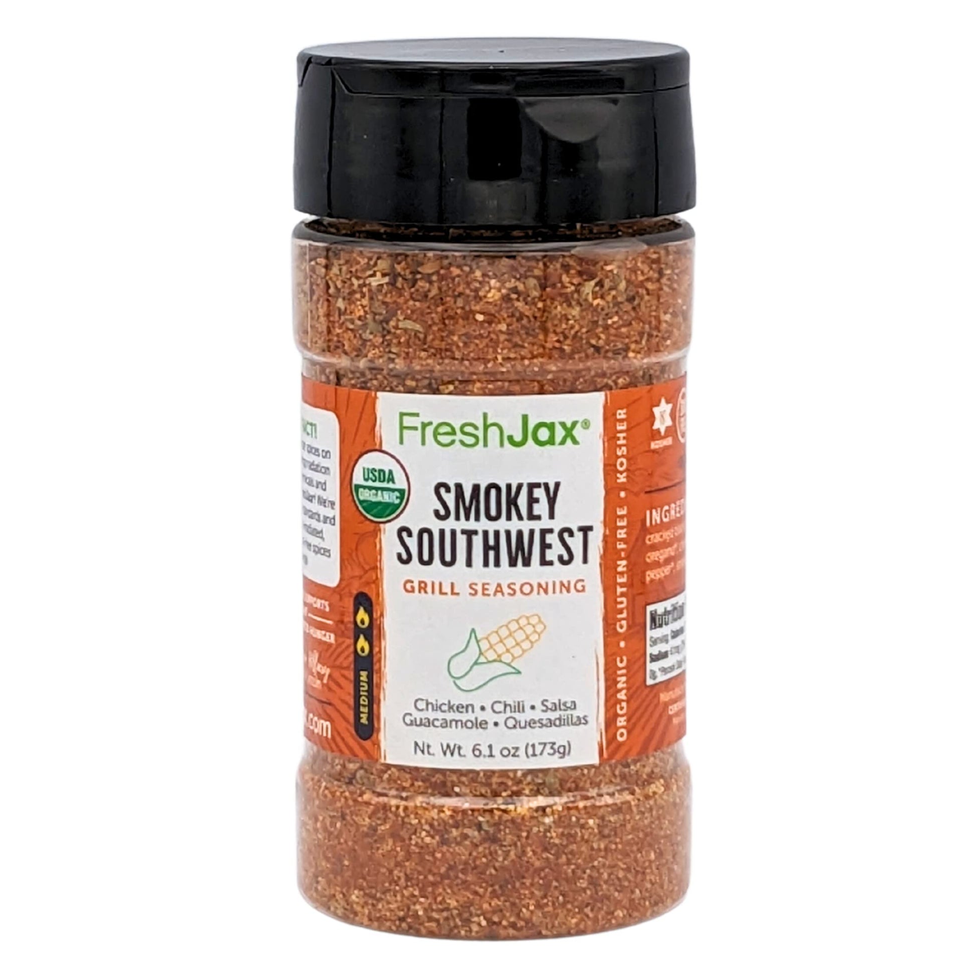FreshJax Gourmet Spices - Smokey Southwest Grill Seasoning, 6.1oz, Gluten-Free, Gift Box Included, Made in USA