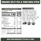 PLANTSTRONG Split Pea & Vegetable Stew Soup - Organic, Plant-Based, Non-GMO, Vegan, High Protein Stew Soup