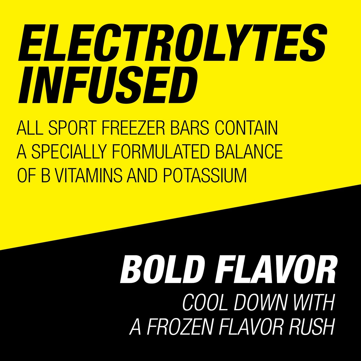 All Sport Sugar-Free - Freezer Pops, Giant Sized 3oz, 144 CT Refreshing Ice Pops with Electrolytes, B Vitamins & Potassium -Blue