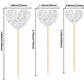 Gyufise 30Pcs Heart Cupcake Toppers Glitter Sweet Love Theme Cupcake Picks Valentine'S Day Cake Decorations For Wedding Engageme