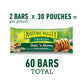 Nature Valley Crunchy Oats 'N Honey Granola Bars, 60 Bars, 44.7 Oz (30 Pouches)