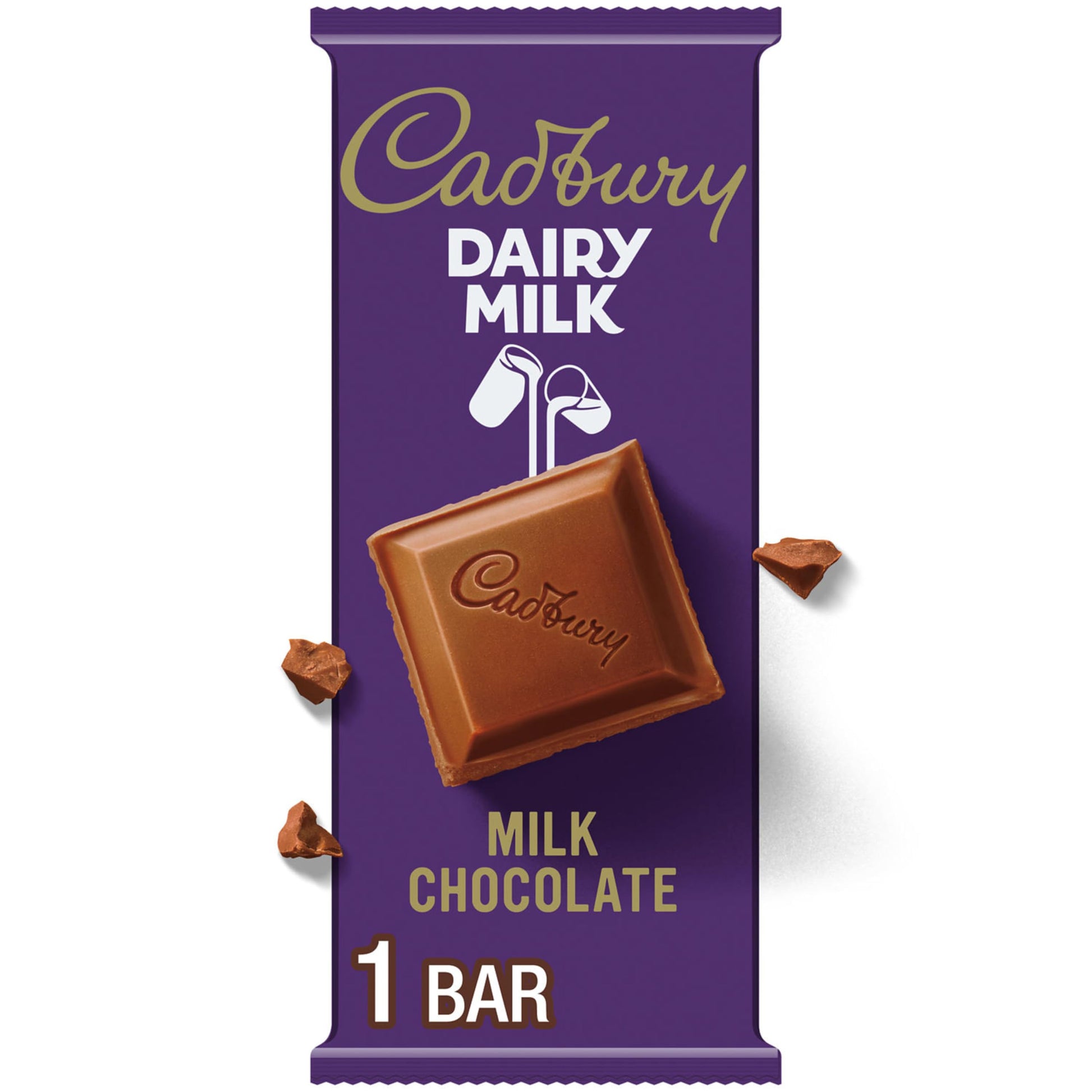 Cadbury Dairy Milk Milk Chocolate Candy Bar, 3.5 Oz