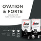 Segafredo Zanetti Espresso compact pieces, Ovation & Forte Variety Pack, Dark Roast, 10 Count (Pack of 4)