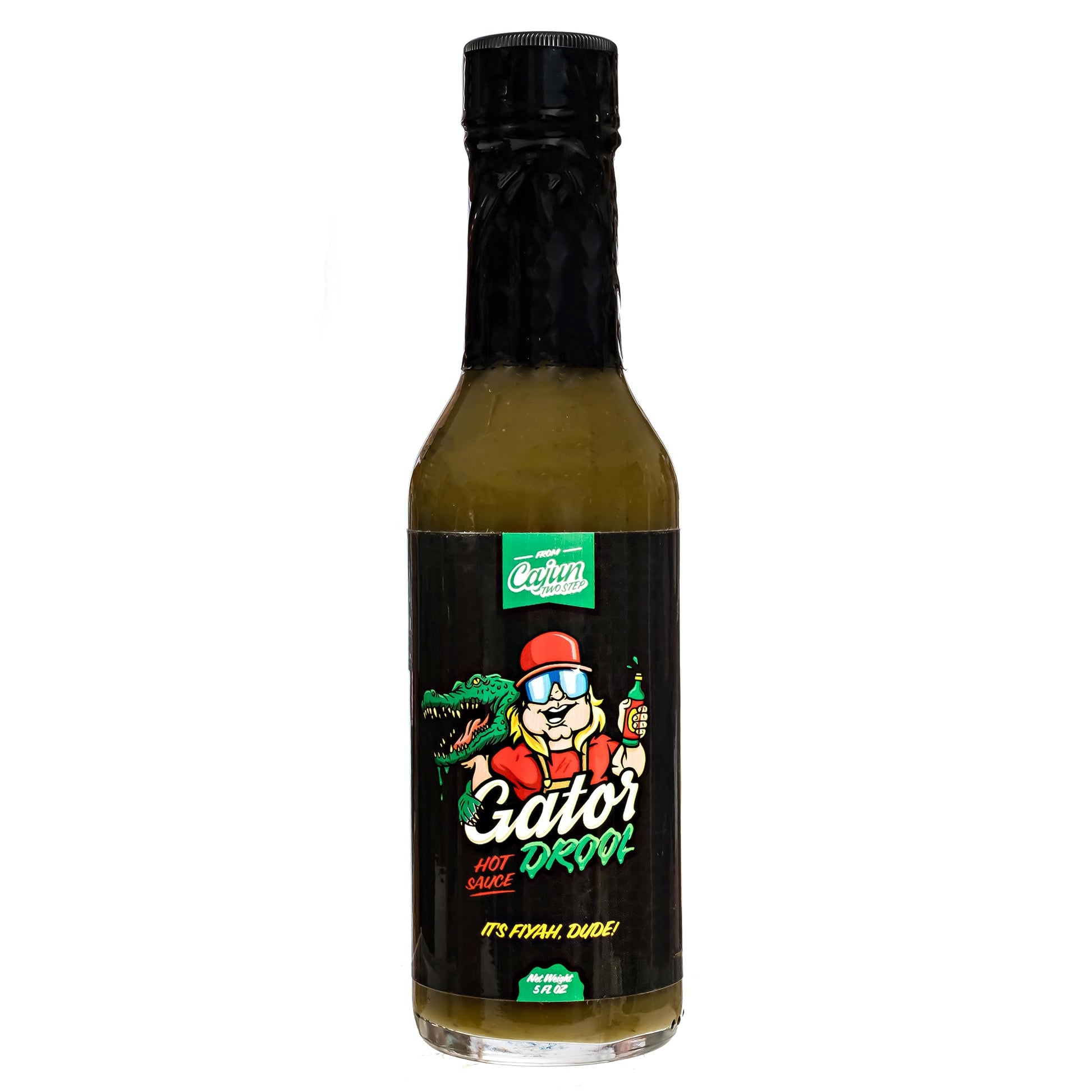 Cajun Two Step Seasoning By Stalekracker - 1 Pck, Gator Drool Hot Sauce (5 Oz.)