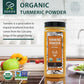 Soeos Organic Turmeric Powder 10Oz (284G), Non-Gmo Verified, Usda Organic, Natural Curcumin, Lab Tested For Purity, Sealed Package To Keep Turmeric Fresh
