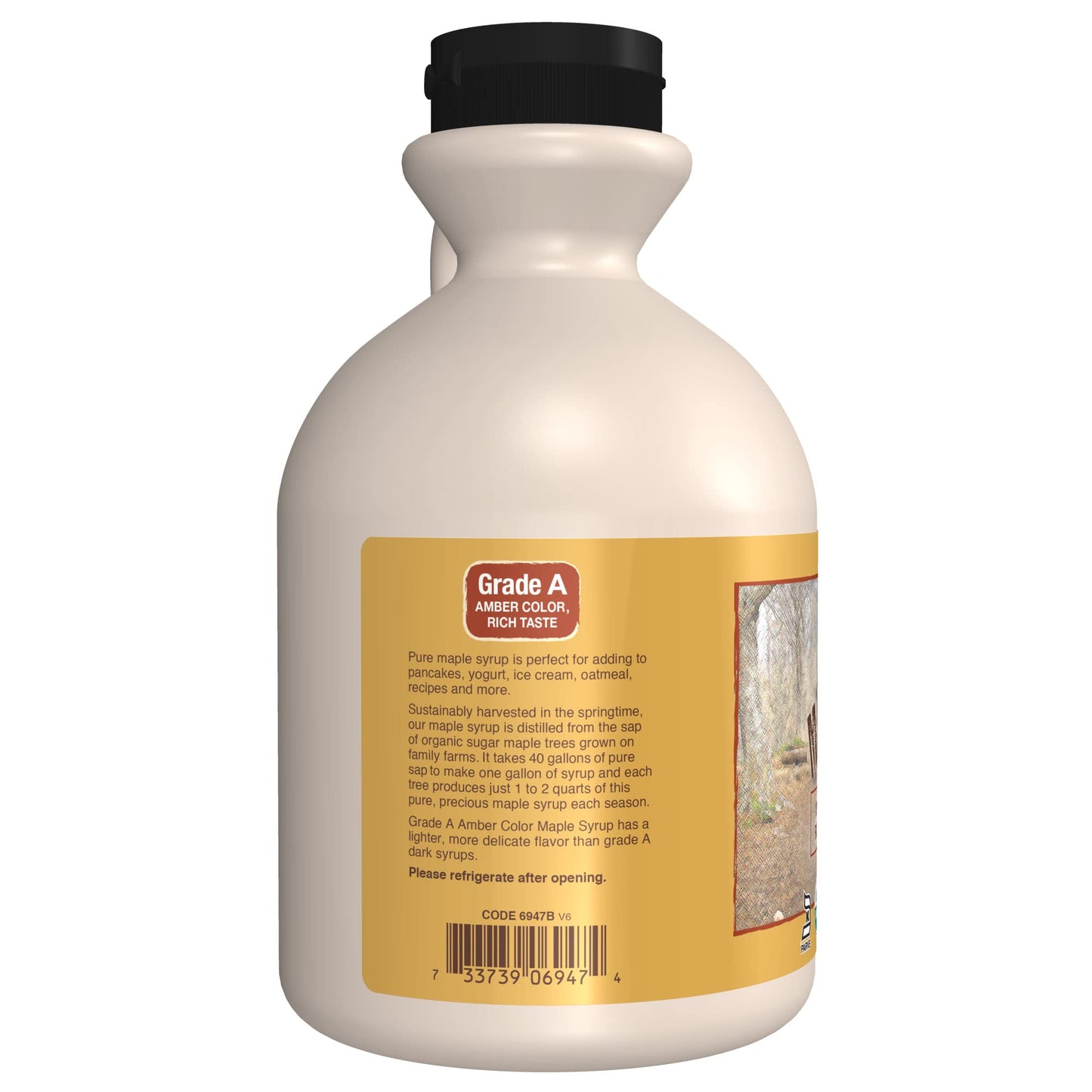 NOW Foods Organic Maple Syrup, Grade A Amber Color, 100% Pure, 32 Fl Oz