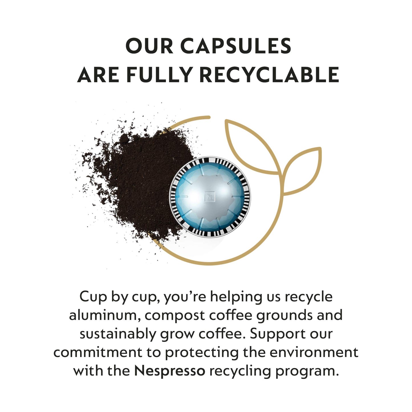 Nespresso Vertuo Line Iced Espresso Coffee Pods, 40 Count, Brews 7.8 oz and 2.7 oz
