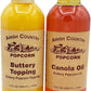 Amish Country Popcorn | Buttery Popcorn Toppings | 2 Pack - 1 Buttery Topping & 1 Canola Oil | Old Fashioned, Non-Gmo And Gluten Free