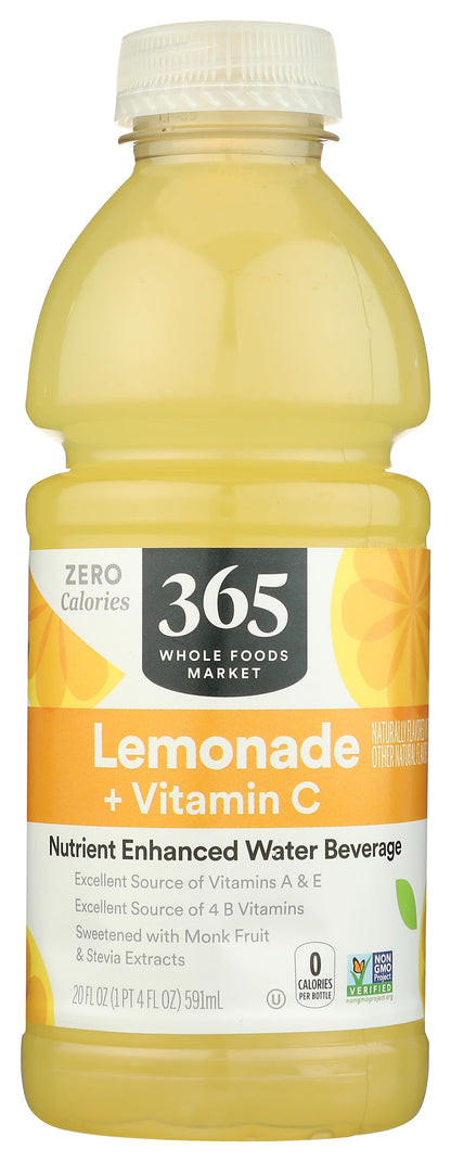 365 by Whole Foods Market, Water Nutrient Lemonade Vitamin C No Calorie, 20 Fl Oz