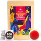 Wt Weetee Organic Black Tea Bags, Organic Black Tea 100 Count, Antioxidant, Caffeinated | Resealable Kraft Bag | Brew Hot Or Iced