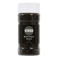 Mystic Sprinkles Solid Color Jimmy Sprinkles (Beautifully Black Jimmies 3Oz)