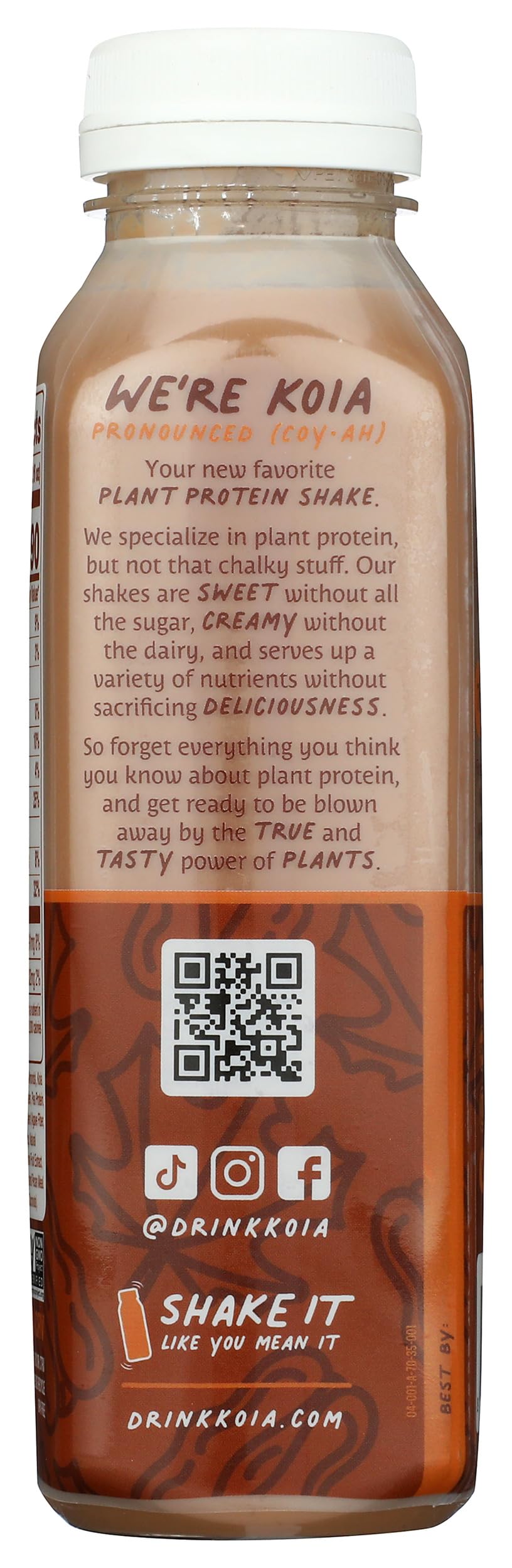 Koia Protein - Ready To Drink Plant Protein Shake (12 oz) - Maple Pecan - Dairy Free, Gluten Free, Soy Free, Non GMO, Kosher, Ve