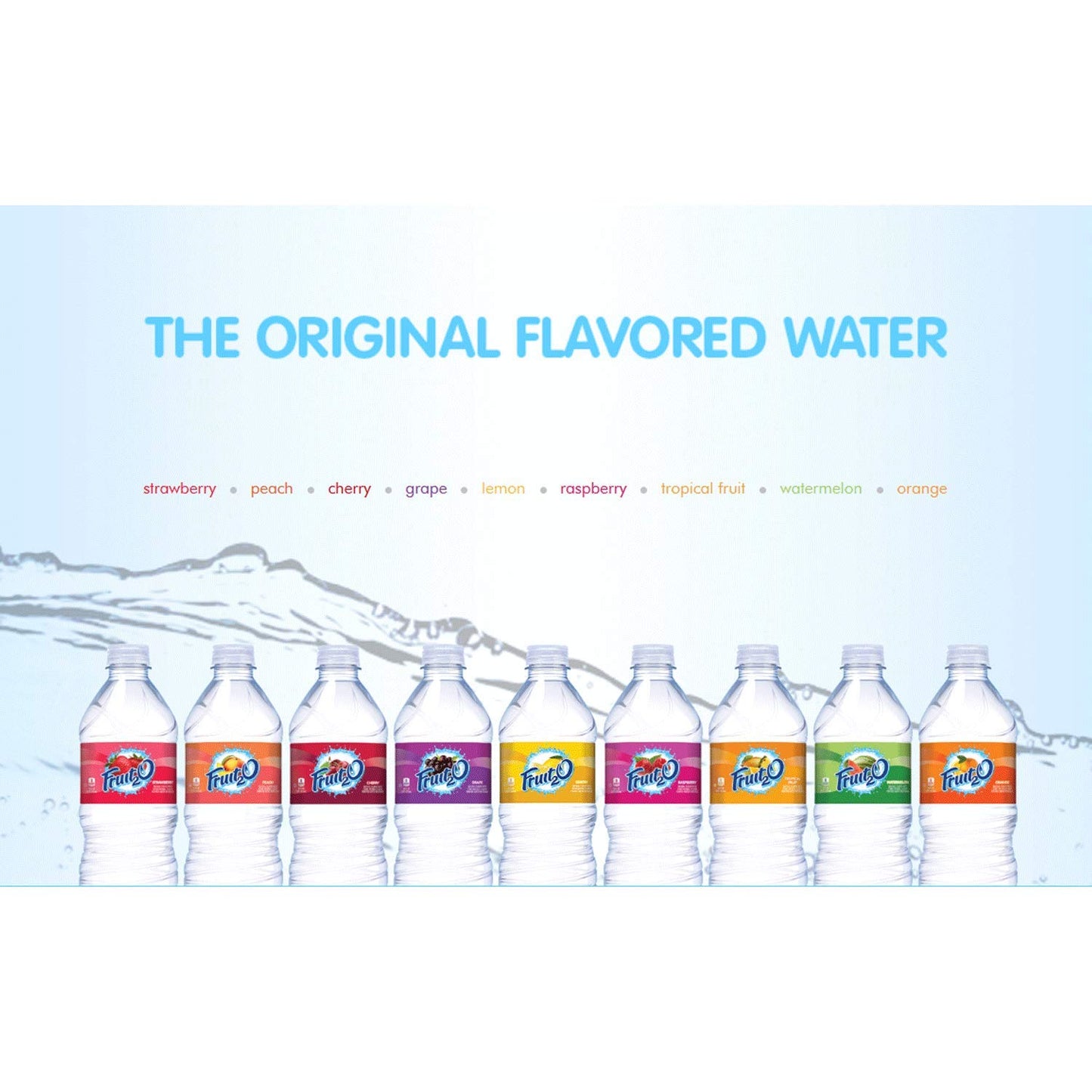 Fruit2O Zero Calorie Flavored Water, Strawberry, 6 Count, 384 Fl Oz (Pack of 4)
