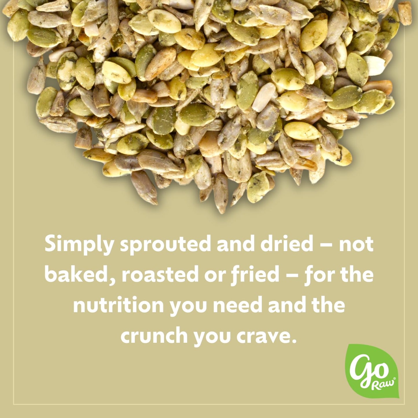 Go Raw , Sprouted Pumpkin And Sunflower Seed Mix| Keto | Vegan | Gluten Free Snacks | Organic | Superfood (Packaging May Vary), 14 Oz(Single) (71450-64157), .0 Oz, Unsalted Mix 1 Pound 16.0 Ounce