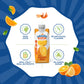 Odwalla Orange Juice  No Pulp - 100% Pure Orange Juice  Pulp Free - Vitamin C - No Added Sugar  No Artificial Ingredients  No Preservatives - 16 fl oz of OJ (12 Pack)