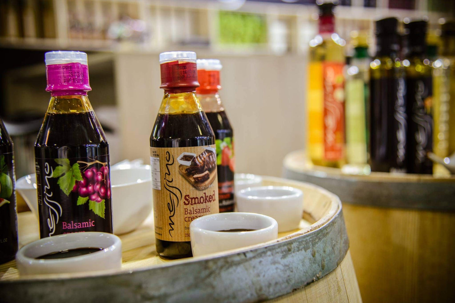 Messino Smoked Balsamic Vinegar Glaze, 250ml, 8.45 Fl Oz, Imported from Greece, Model XF0118