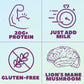 Ono Protein Overnight Oats - All Flavor Variety (8 Pack) - 20G Protein, Gluten Free, Dairy Free, Low Sugar Oatmeal - Organic Oat