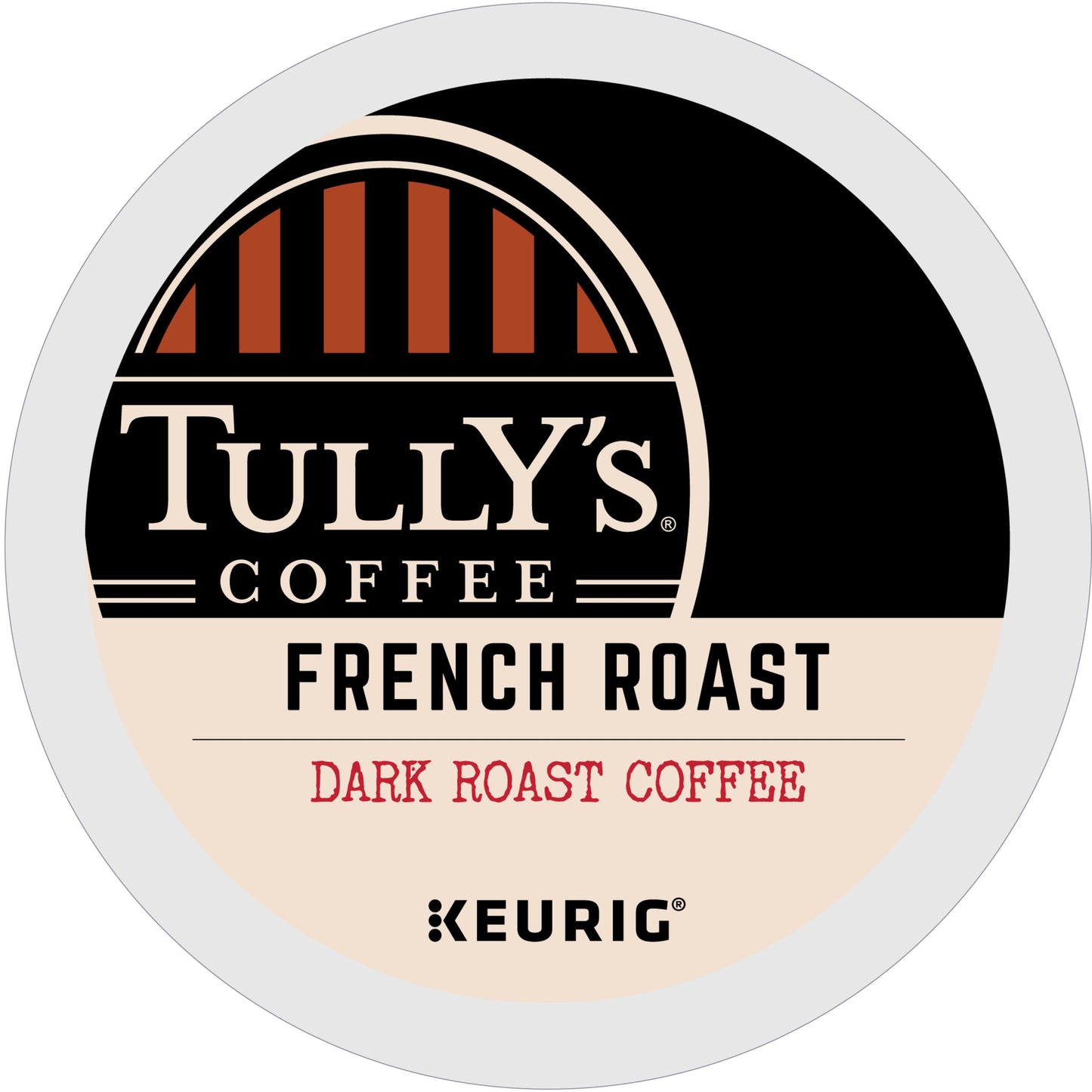Tully'S Coffee, French Roast, Single-Serve Keurig K-Cup Pods, Dark Roast Coffee, 120-Count (5 Boxes Of 24 Pods)