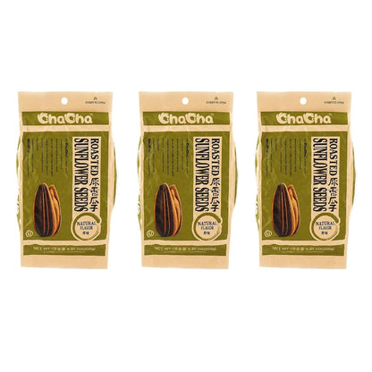 ChaCha Roasted Sunflower Seeds - Plain 250G (Pack of 3)