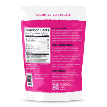 Lakanto Brown Monk Fruit Sweetener With Erythritol, Brown Sugar Substitute Sweetener For Baking, Coffee, Oatmeal & More, Keto, F