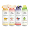 Moshi Asian Flavored Sparkling Water 12 Pack - Carbonated Drink Made With Real Fruit Juice - No Added Sugar - Low Calorie (Pack 