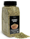 Fresh Finest Fennel Seeds, Premium Whole Seeds for Cooking & Baking, Non-GMO, 370G (13.05oz)