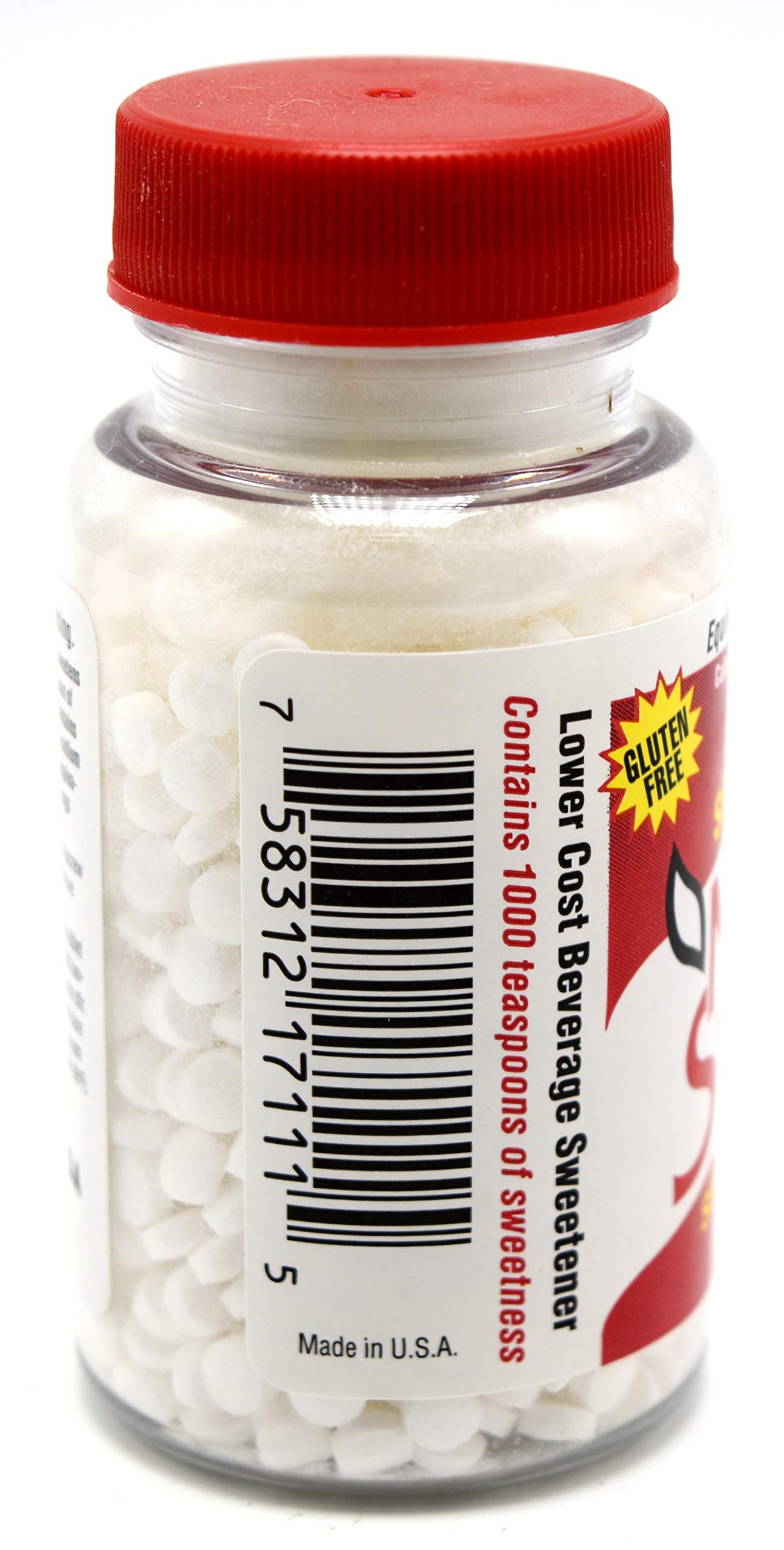 Necta Sweet Saccharin compact pieces, 1/4 Grain, 1000 compact pieces, Pack of 3, Model HU-XI-144