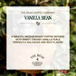 The Bean Organic Coffee Company Vanilla Bean, Medium Roast, Ground Coffee, 16-Ounce Bags (Pack of 2),Caf   molido tostado organi
