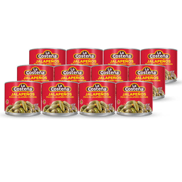 La Costea Whole Pickled Jalapeo Peppers, 12 Ounce Cans (Pack Of 12)