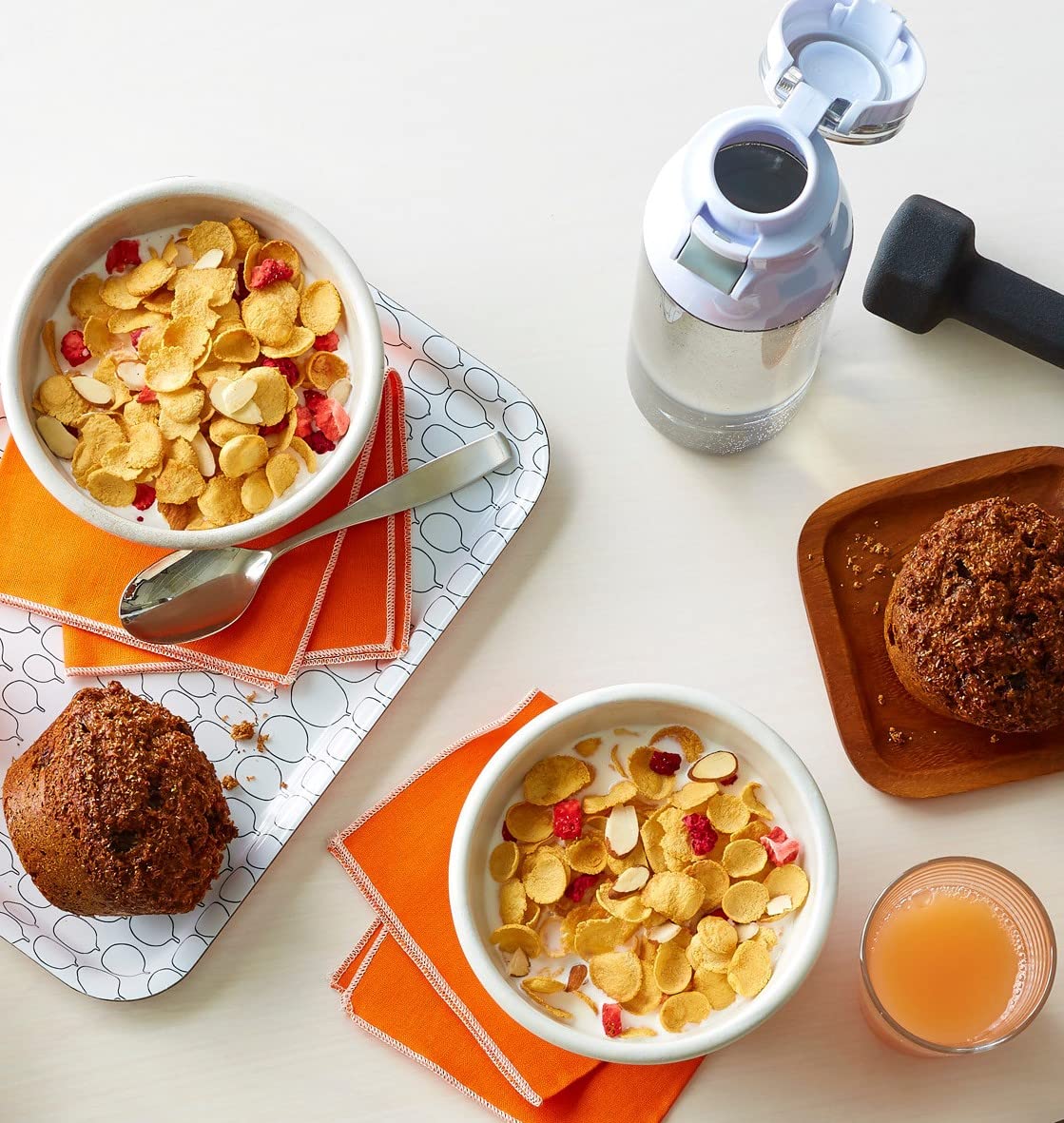 Premier Protein Mixed Berry Almond cereal, high protein cereal, protein rich breakfast or snack made with real berries and almon