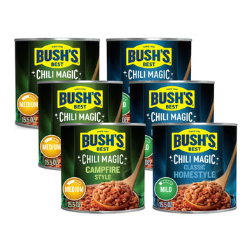 Best Chili Magic  Chili Starter Blends  (Classic Homestyle  & Campfire Style) 15.5Oz (3Ea) (Variety Pack)