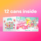 Alani Nu RETRO VARIETY PACK (Sherbet Swirl  Juicy Peach and Cherry Twist)  Low Calorie Energy Drinks  100mg Caffeine  Biotin  B Vitamins  Zero Sugar  10 Calories or Less  8 Fl Oz Cans  12 Pack