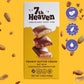 7Th Heaven Vegan Peanut Butter Cream Oat Milk Chocolate Bar, Plant Based Dairy Free Chocolate With Peanut Butter Filling, Fair T