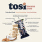 Tosi Meal Bars - Cashew Coconut, Vegan Snack Bars, 14g Protein, 12 Count, Organic, Gluten Free