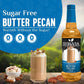 SYRUVIA Sugar Free Coffee Syrup, Butter Pecan Flavor, 25.4 Fl Oz with Pump