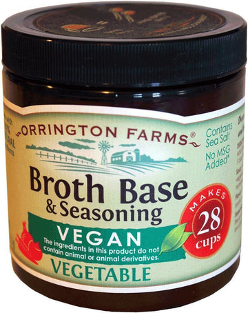 Orrington Farms - Vegan Vegetable Broth Base, 6 oz. (Pack of 3)