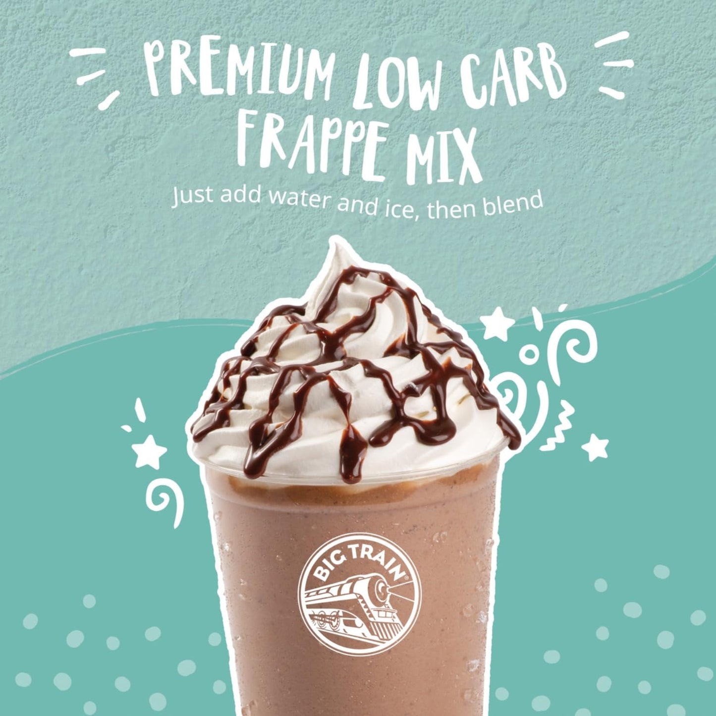 Big Train Carb Conscious Blended Ice Coffee, Vanilla Latte, Low Carb Powdered Instant Coffee Drink Mix, 1.85 Pound (Packaging May Vary)