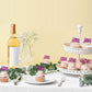 24Pcs Happy Birthday Cupcake Toppers Purple Glitter Birthday Cupcake Food Picks For Celebrating Happy Birthday Party Cake Decora