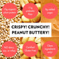 B.T.R. Vegan Keto Protein Bars - Peanut Butter Crunch, 6 Pack, Low Carb, GF, High Fiber, Sugar Alcohols Free