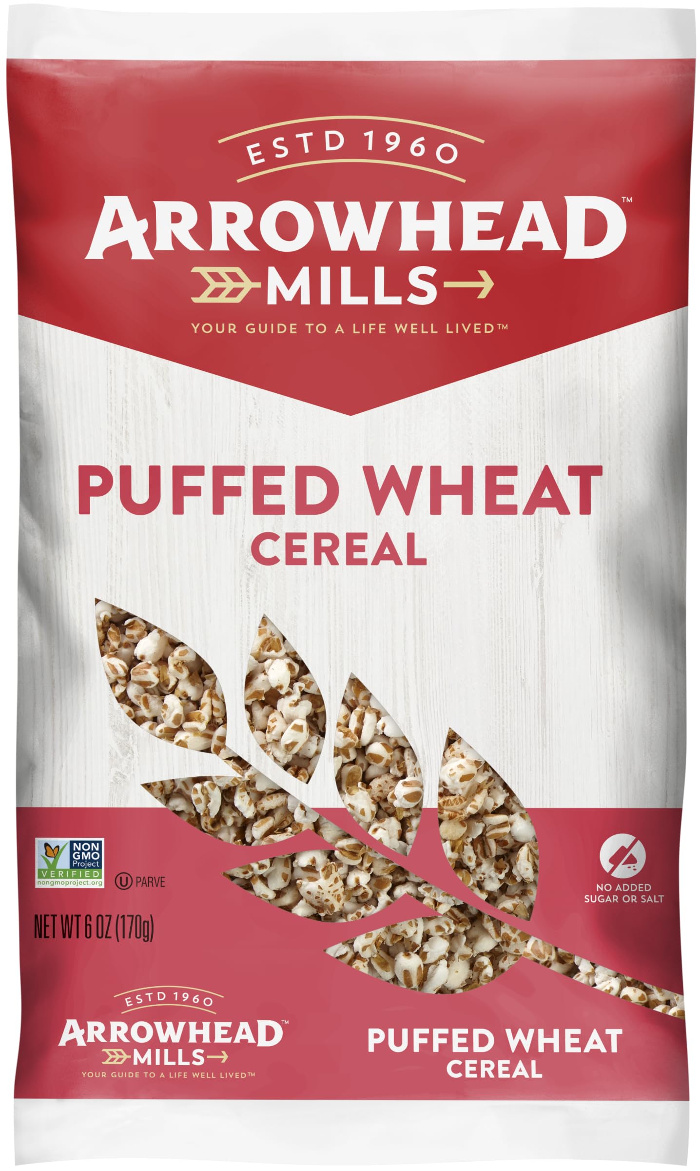 Arrowhead Mills Puffed Wheat Cereal, 6 Oz