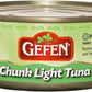 Gefen Chunk Light Tuna in Oil 6oz (6 Pack), Low Fat, Kosher for Passover