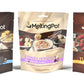 Melting Pot Chocolate Fondue; Mini Chocolate Wafers For Melting, White Chocolate Fonduefetti (Rainbow Sprinkles, Peanut Pieces,