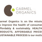 Organic Flax Seeds Whole 24 Ounce or 680 g (1.5 Lb) | Non GMO | Kosher | USDA Certified Organic | By Carmel Organics | Unroasted