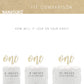 Nanasuko 1St Birthday Cake Topper - One - Double Sided Gold Glitter - Premium Quality Made In Usa