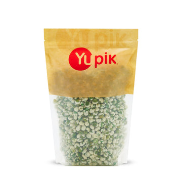 Yupik Wasabi Green Peas, 2.2 lb, Spicy & Crunchy Snack, Perfect for Snacking & Salad Topping, Roasted Green Peas with Wasabi Sea