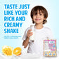 Milkita Creamy Shake Candy Bag, Gluten Free Chewy Candies With Calcium & Real Milk, Zero Trans Fat, Low-Sugar, Juicy Flavors (Mango And Orange)