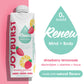 JOYBURST Sugar Free Electrolyte Water, Zero Calorie Hydration Drink, Strawberry-Lemonade, 12 Pack, Eco-friendly Tetra Pak